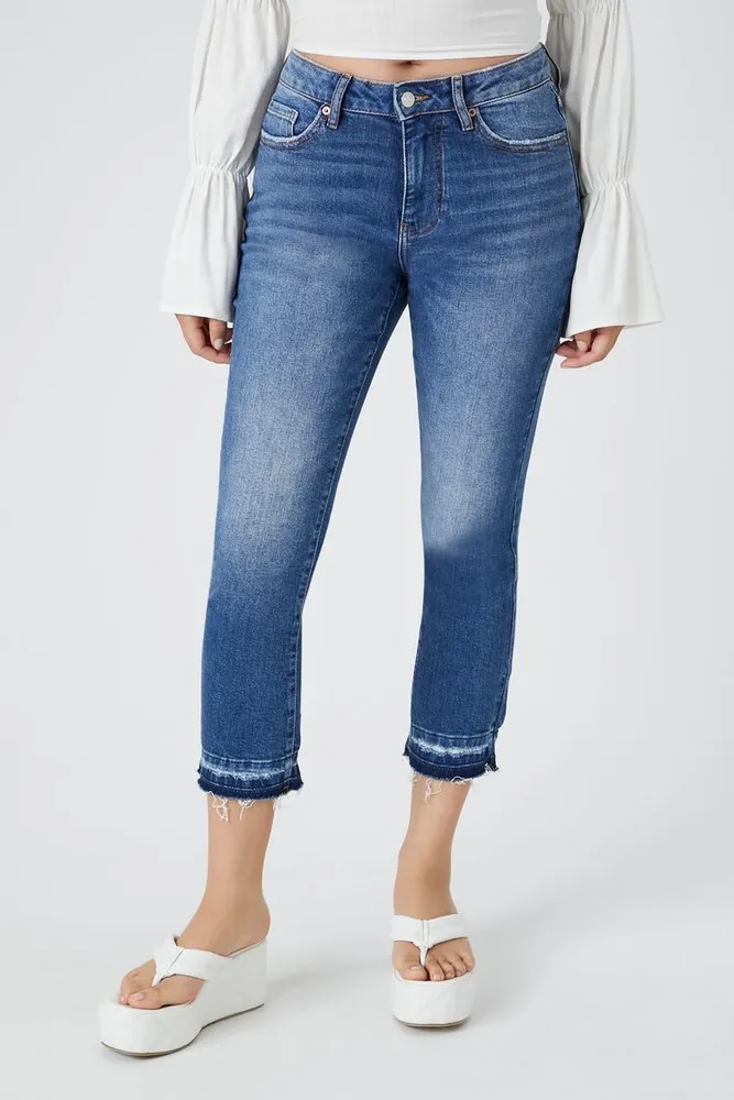 Forever 21 Women s Stretch Denim Ankle Jeans in Medium Denim 27