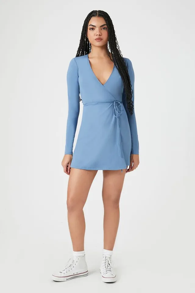 F21 wrap dress sales