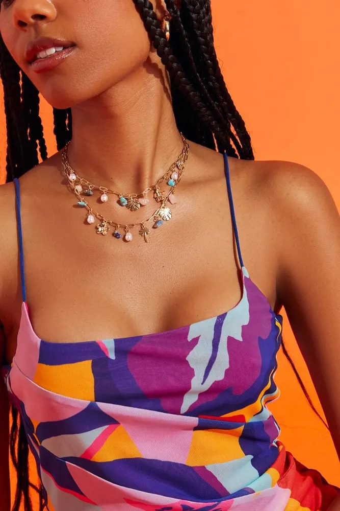 Chunky pearl necklace forever 21 discount