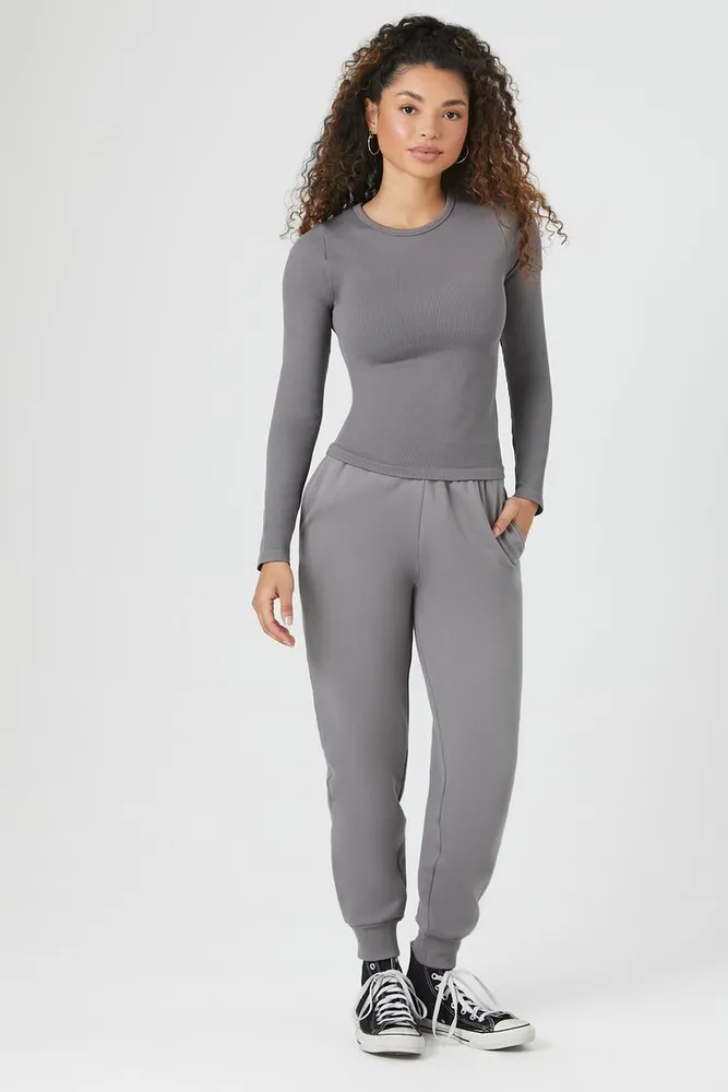 Forever 21 grey sweatpants cheap