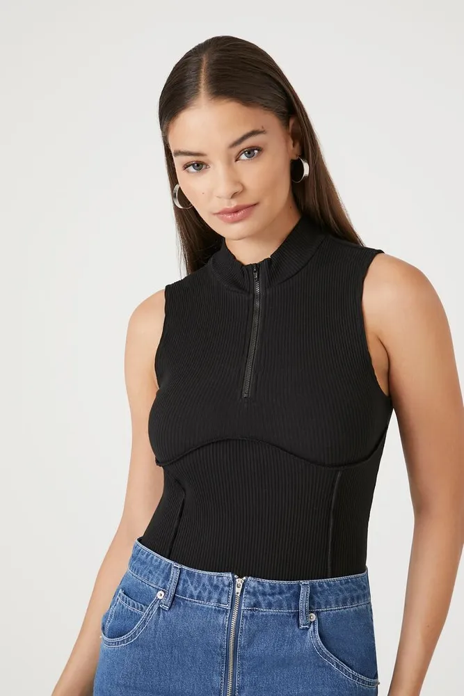 Forever 21 sleeveless turtleneck hotsell