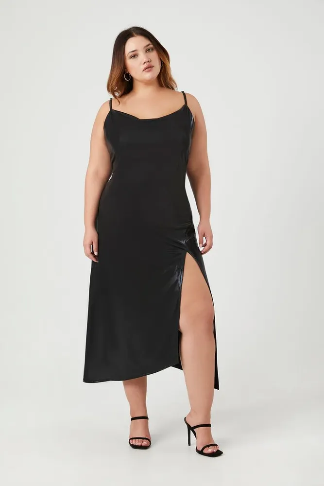 Forever 21 black discount midi dress