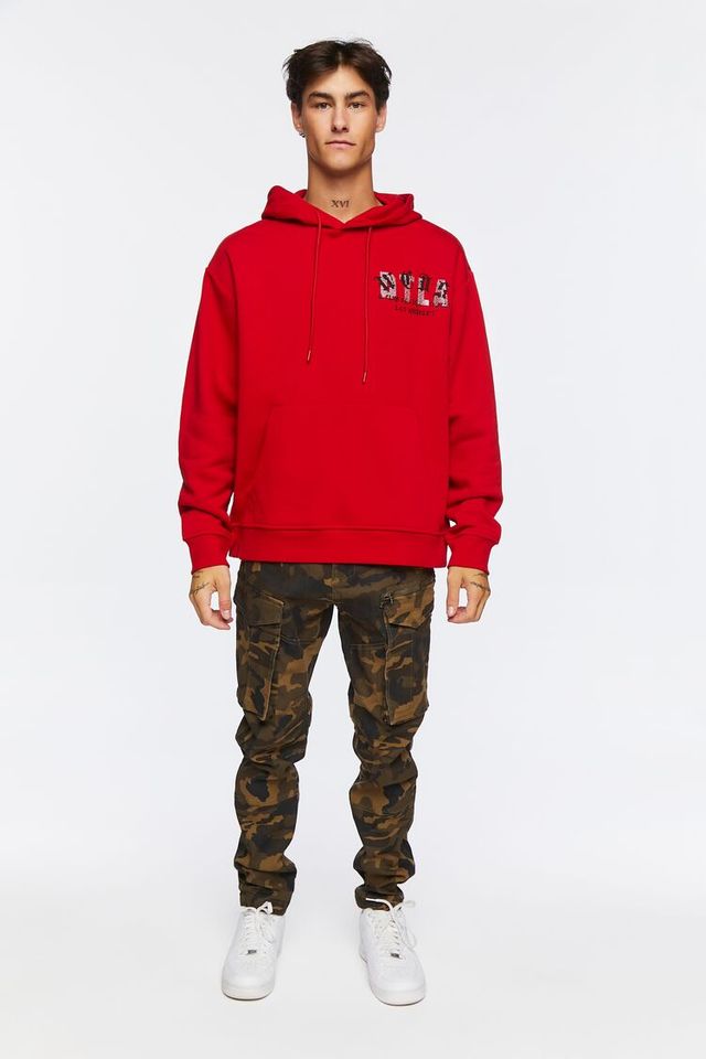 Red camo hoodie forever 21 deals