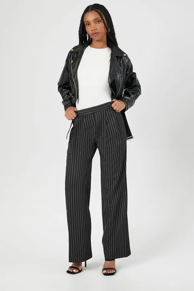 Pinstripe pants forever 21 best sale