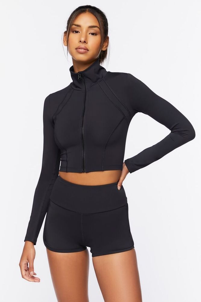 Forever 21 black biker shorts on sale