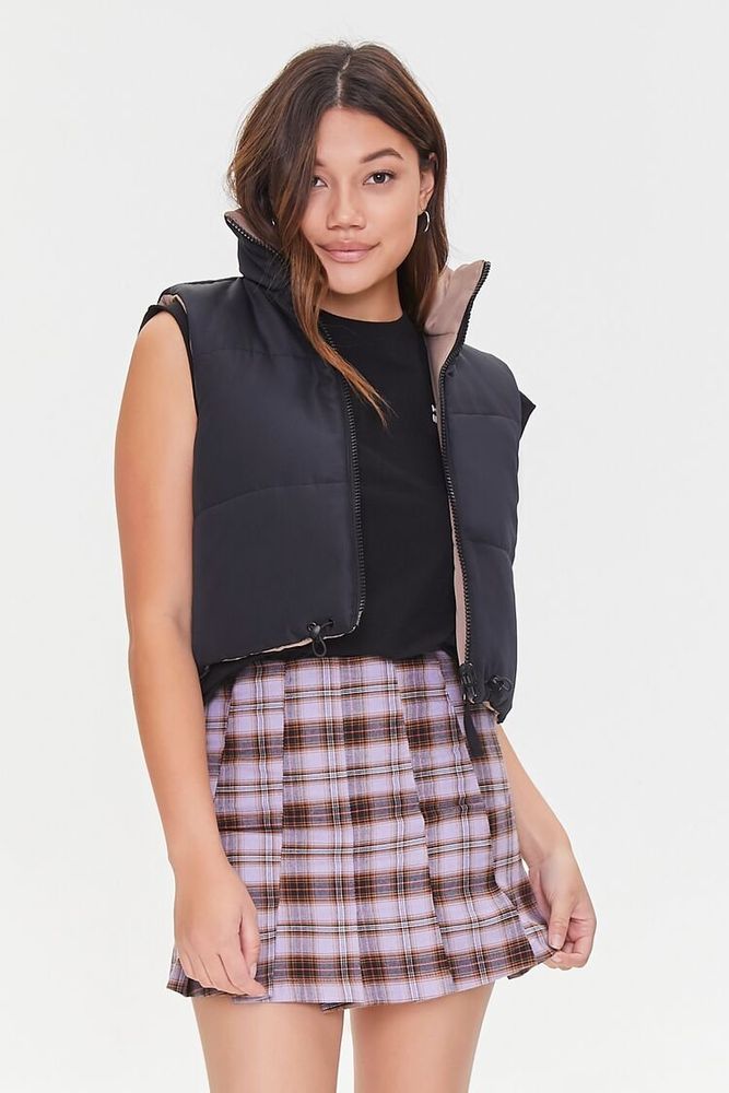Forever 21 tartan sales plaid mini skirt