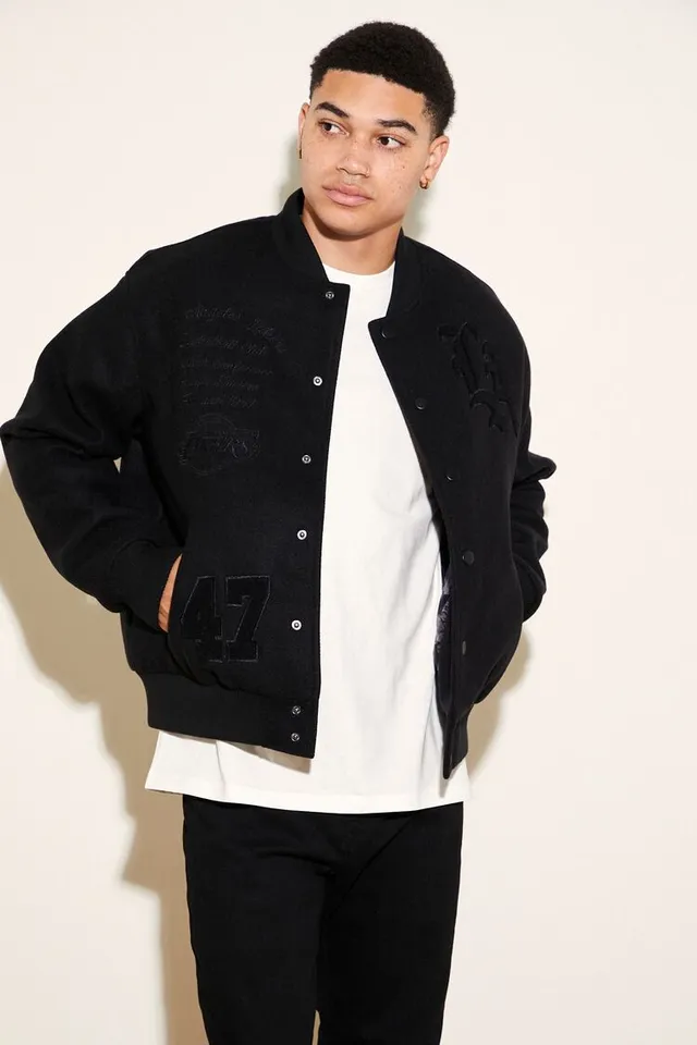 Forever 21 Men Los Angeles Lakers Bomber Jacket Dulles Town Center