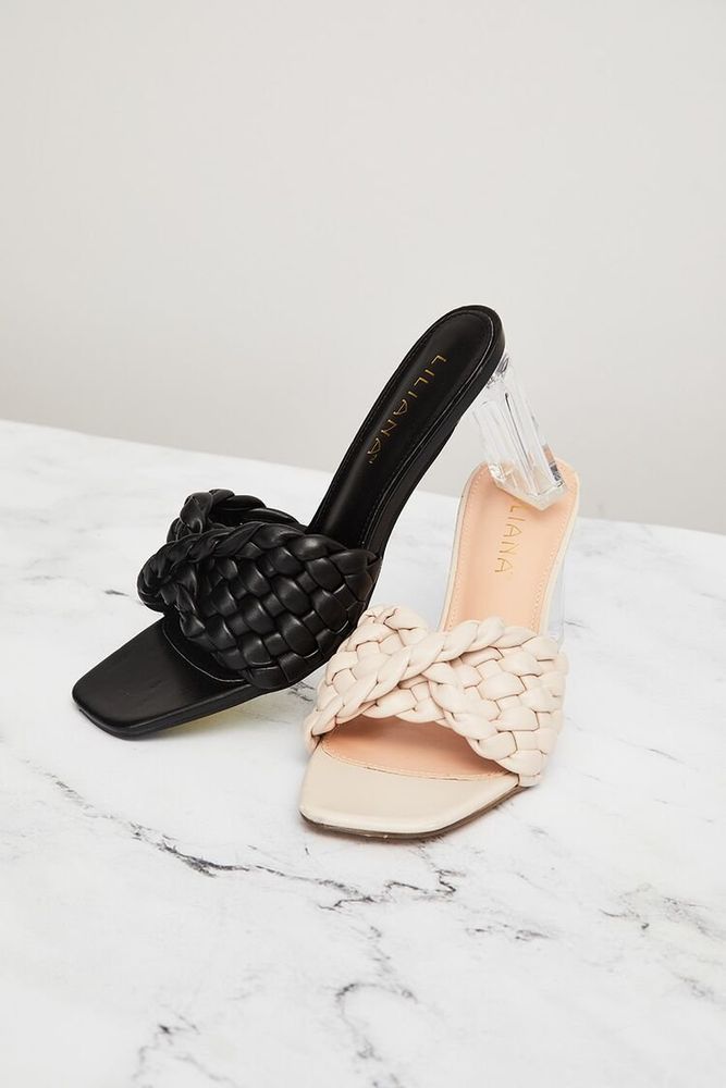 Women's clearance lucite heels