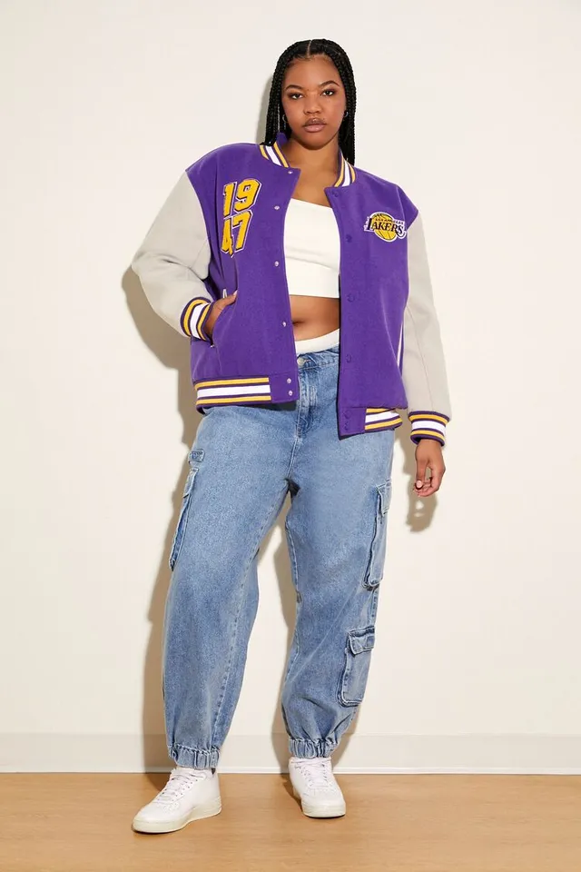 Lakers windbreaker forever online 21