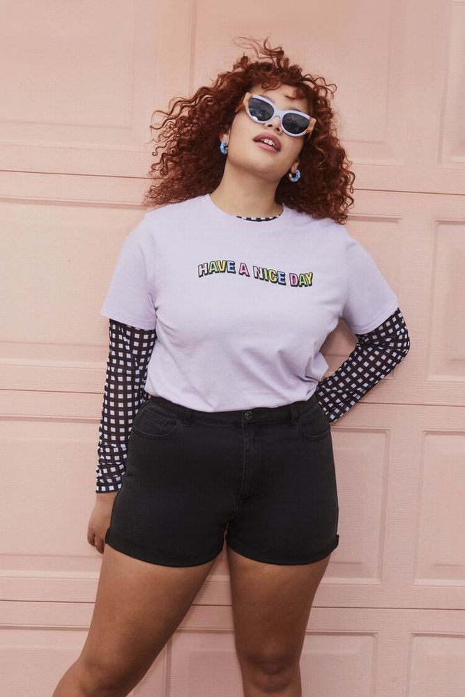 Ladies black on sale shorts size 14