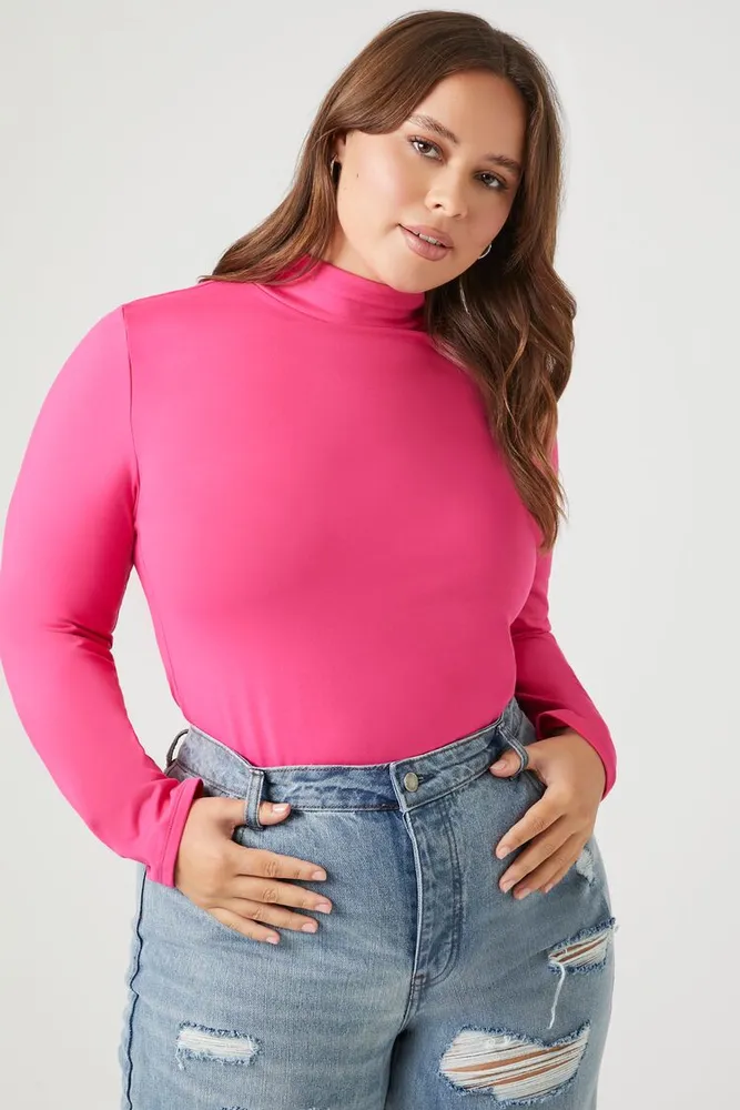 Mock neck top forever 21 hot sale