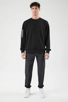 Black joggers with zipper pockets top