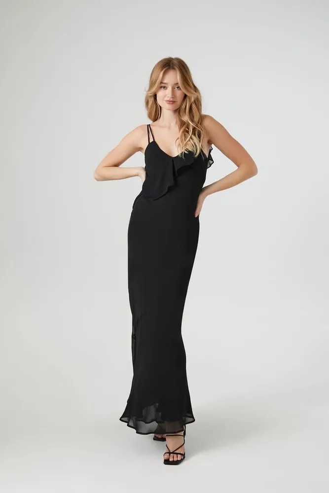 Chiffon maxi best sale dress forever 21