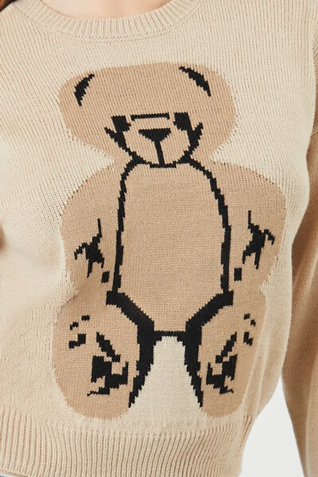 Forever 21 teddy bear sweater clearance