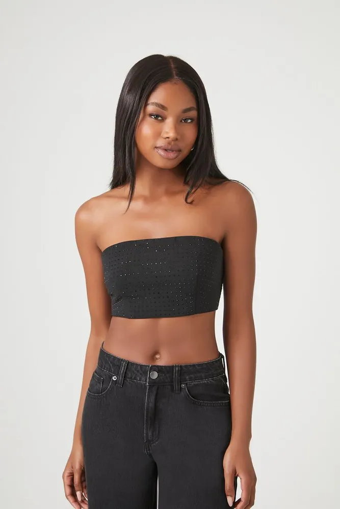 Forever 21 black tube top sales