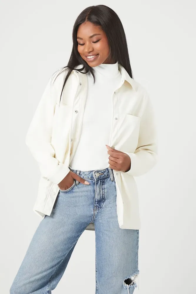 Snap button online pants forever 21