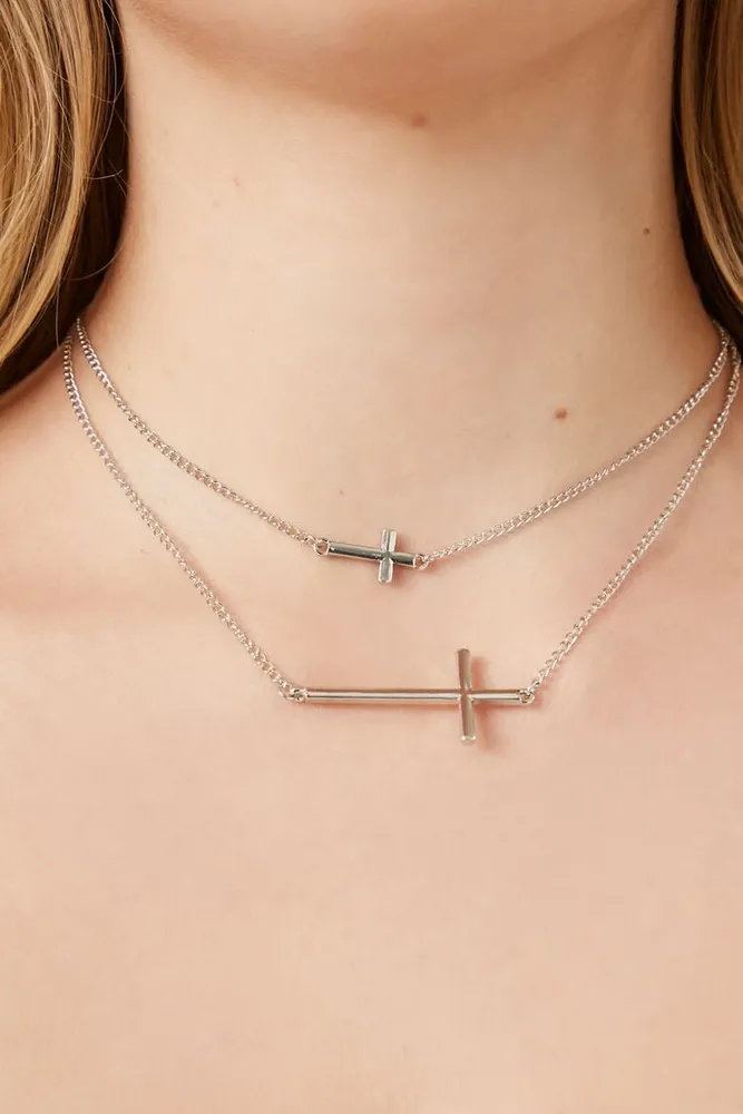 Long cross necklace forever 21 top