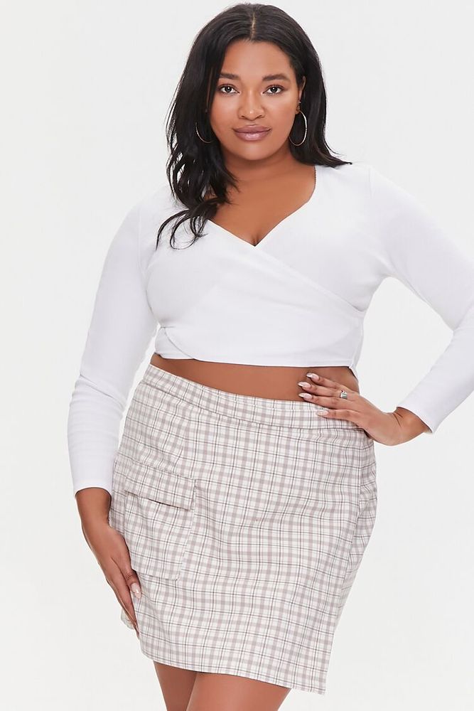 Plaid pencil skirt forever 21 discount