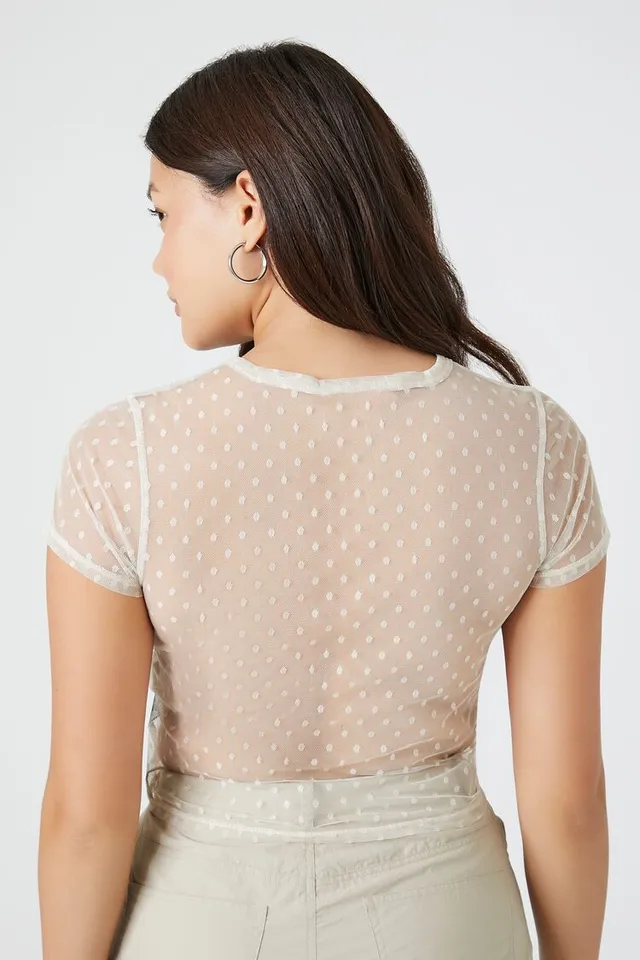 Mesh t shirt top forever 21