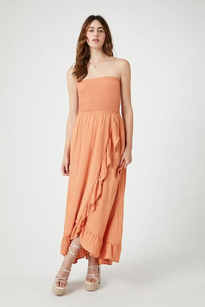 Forever 21 coral best sale dress
