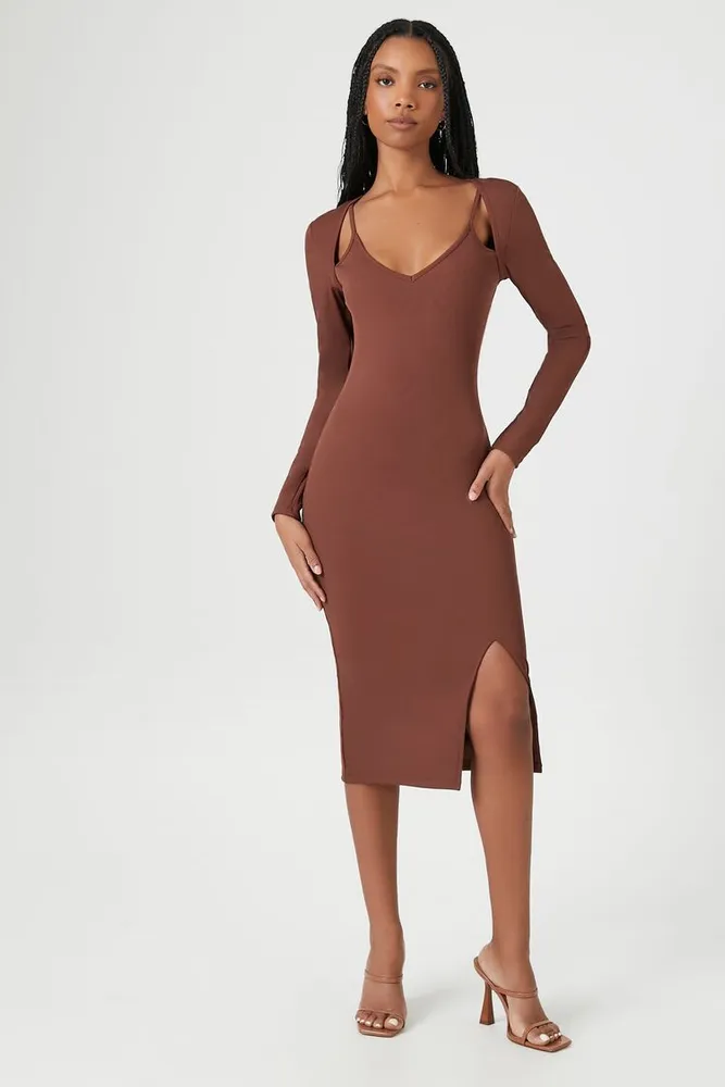 Forever 21 bodycon midi dress sale