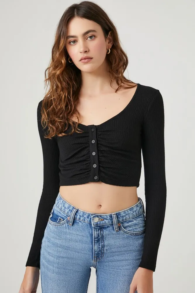 Forever 21 best sale ruched top