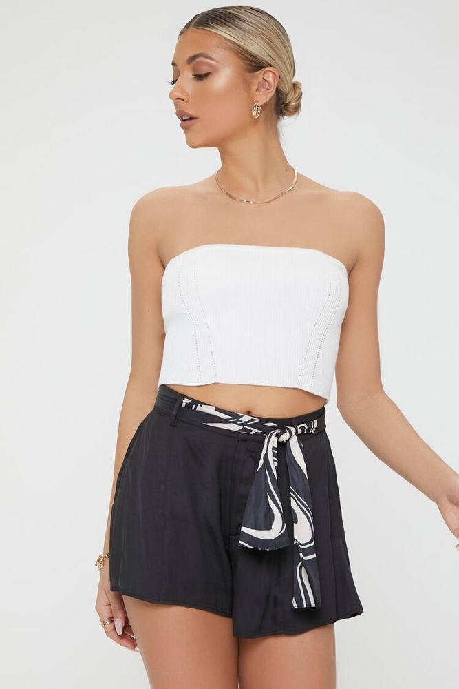 Black silk online skirt forever 21