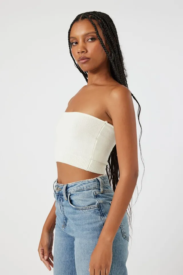 Forever 21 outlet white bandeau