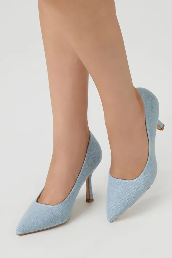 Denim heels forever 21 clearance