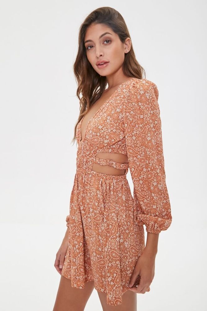Forever 21 paisley dress on sale