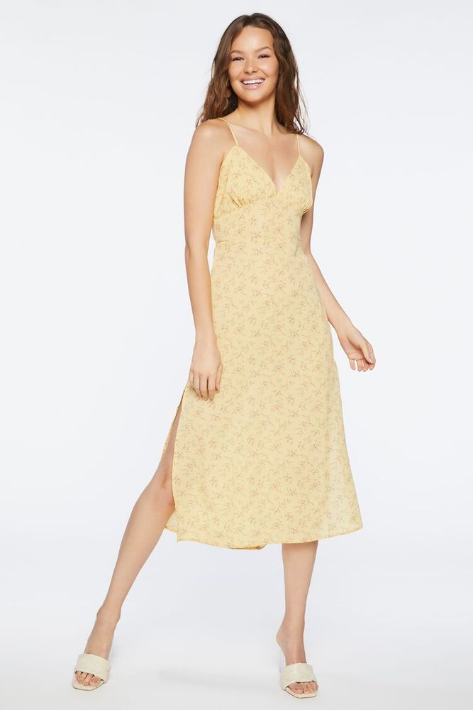Forever 21 mustard top dress