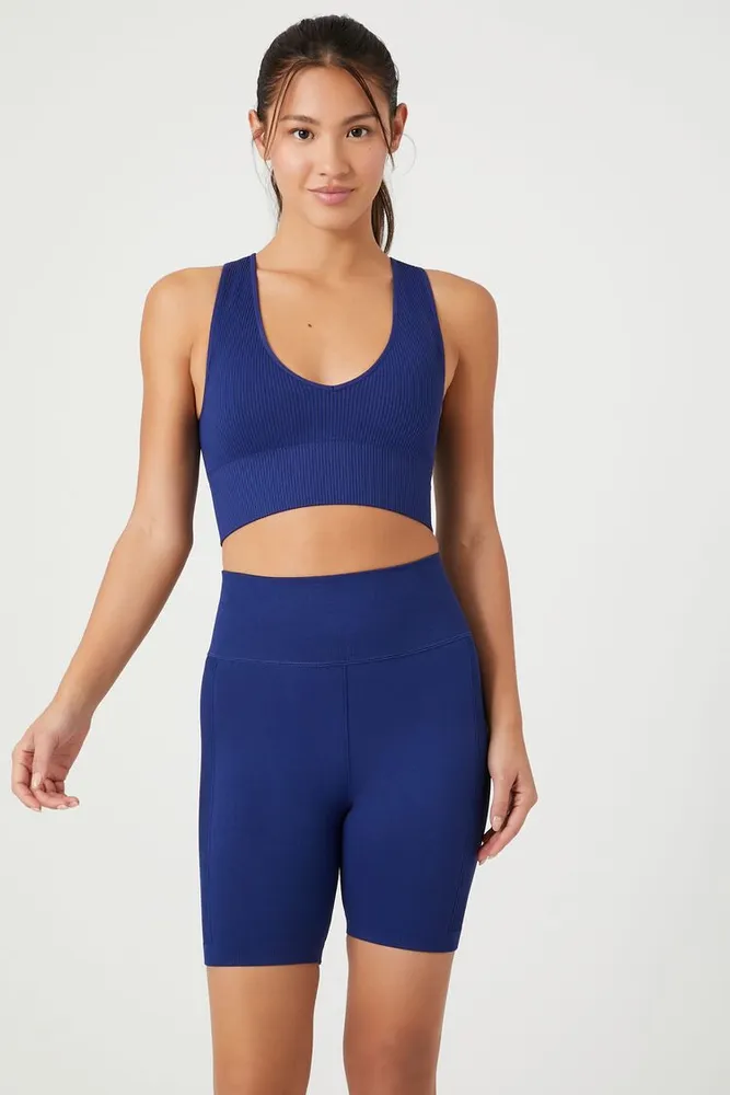 F21 biker shorts top