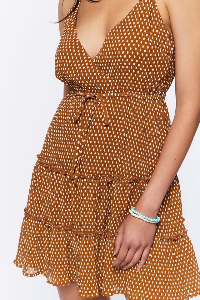 Forever 21 polka dot wrap dress sale
