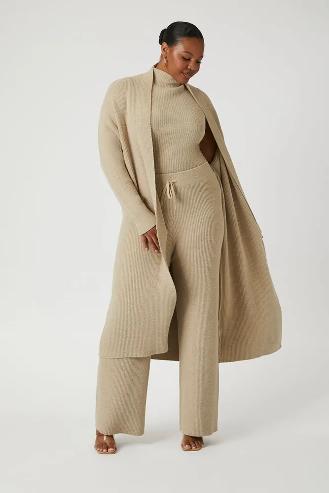 Oatmeal outlet duster cardigan