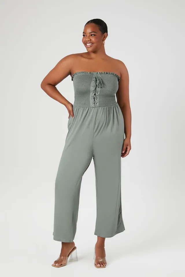 Forever 21 silver jumpsuit discount