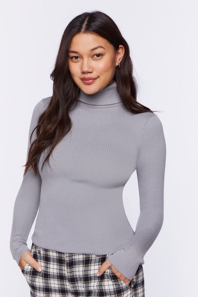 Forever 21 ribbed turtleneck hotsell