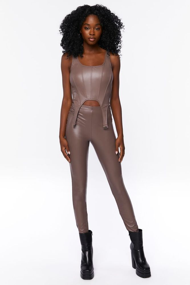 Leather tights forever best sale 21