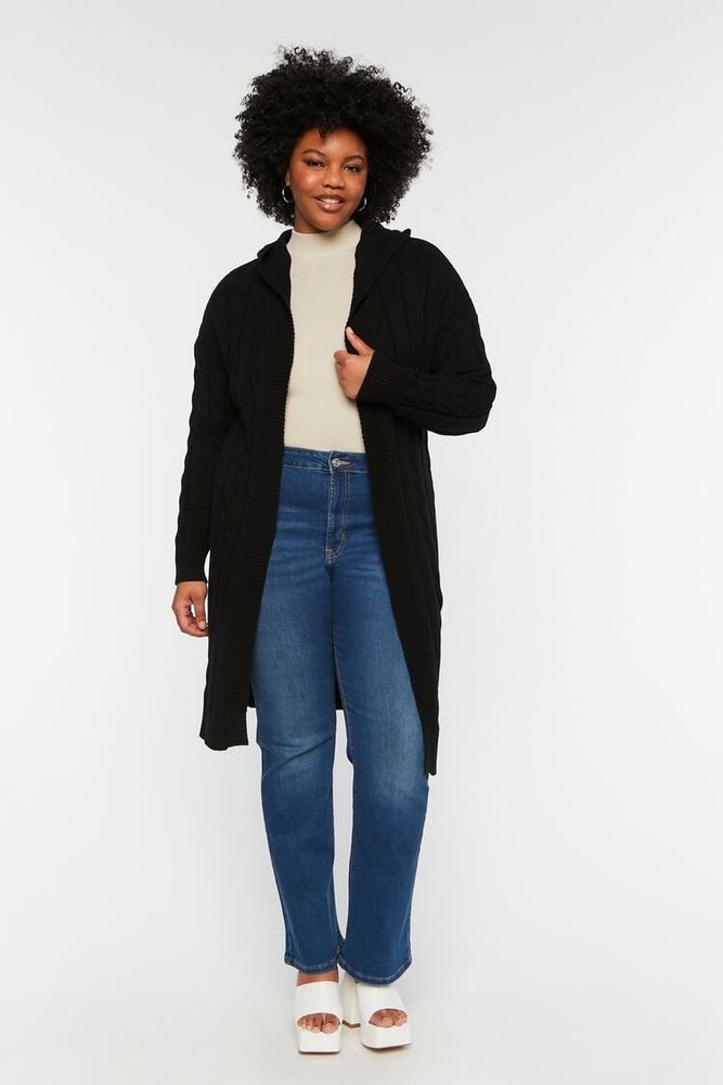 Cable knit duster cardigan hotsell