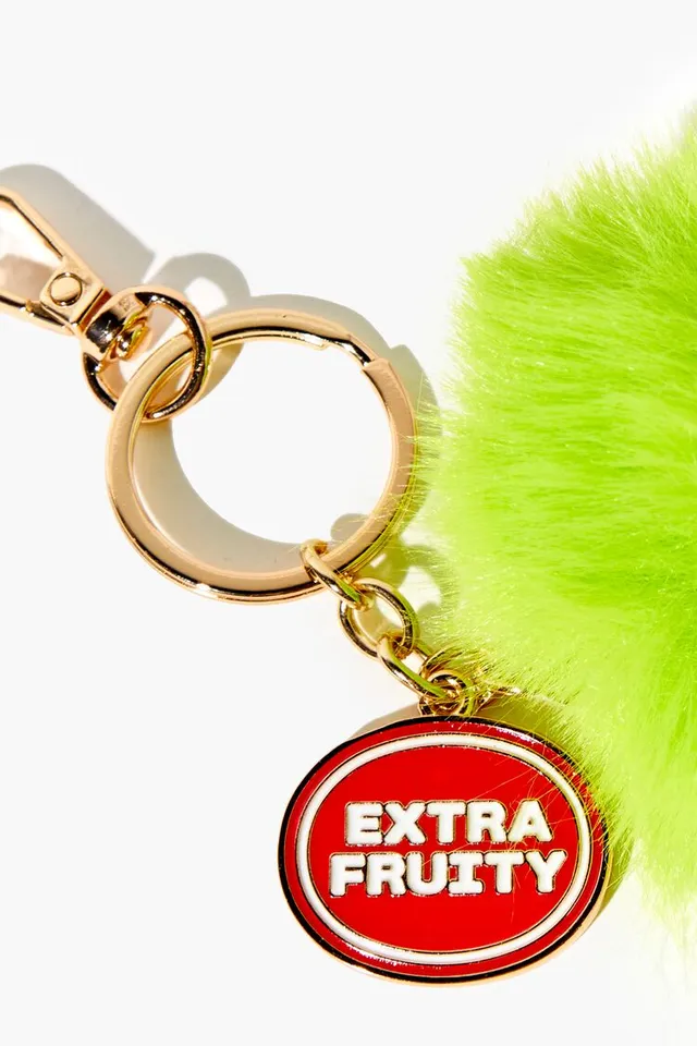 Puff ball keychain forever 21 on sale