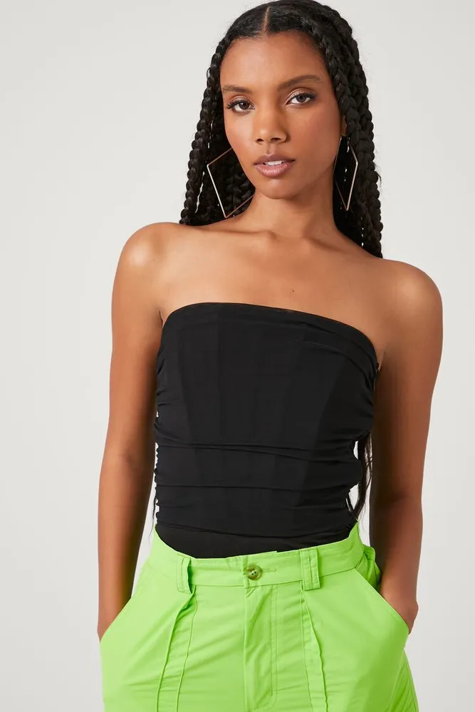 Strapless bustier top forever 21 store