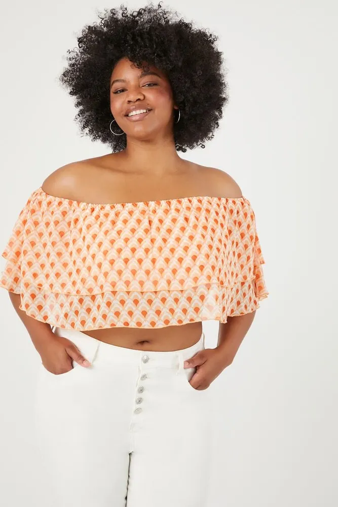 Off the shoulder tops hot sale forever 21 plus size