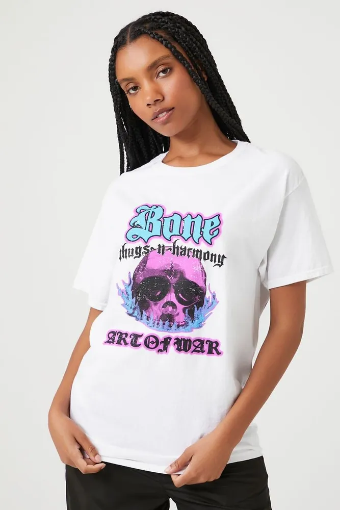 Forever 21 Women s Bone Thugs N Harmony Graphic T Shirt in White