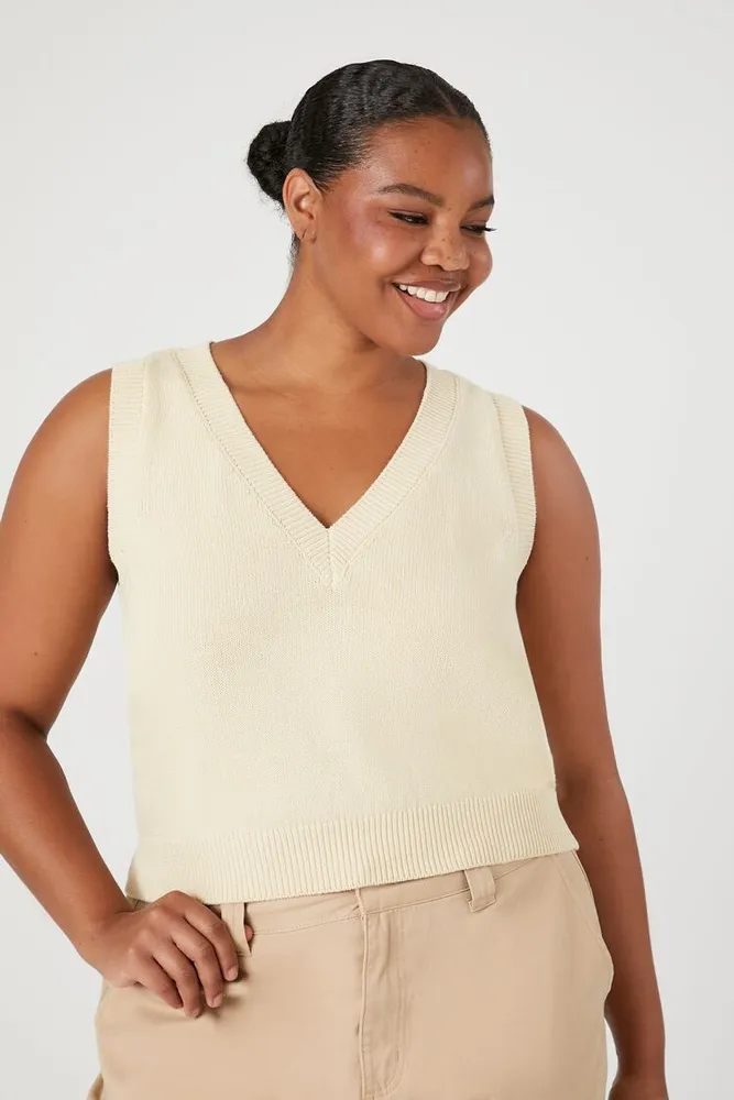 Beige sweater forever 21 top