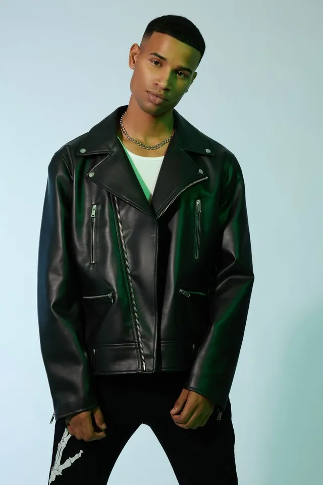 Forever 21 green leather jacket outlet