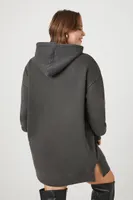 Forever 21 Women s Def Leppard Hoodie Dress in Dark Grey 2X
