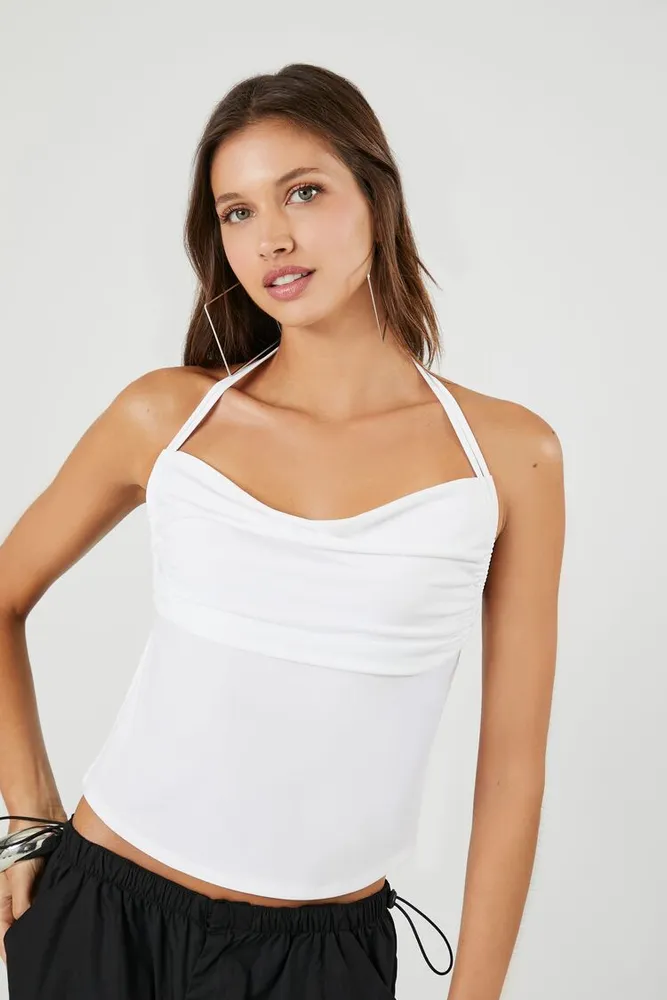 White halter top forever 21 outlet
