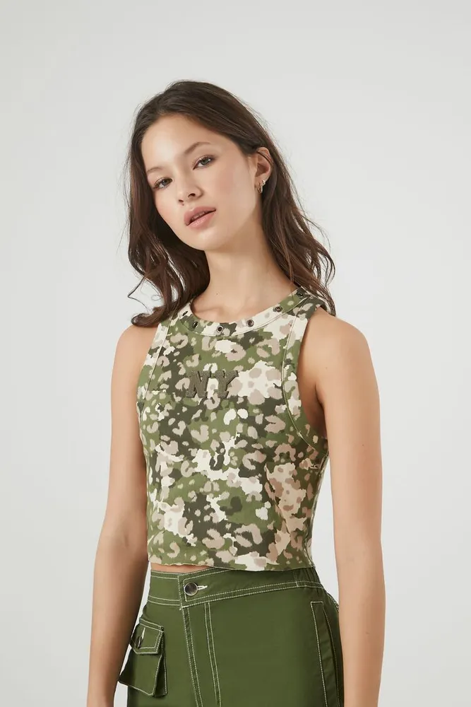 Girls camo new arrivals tank top