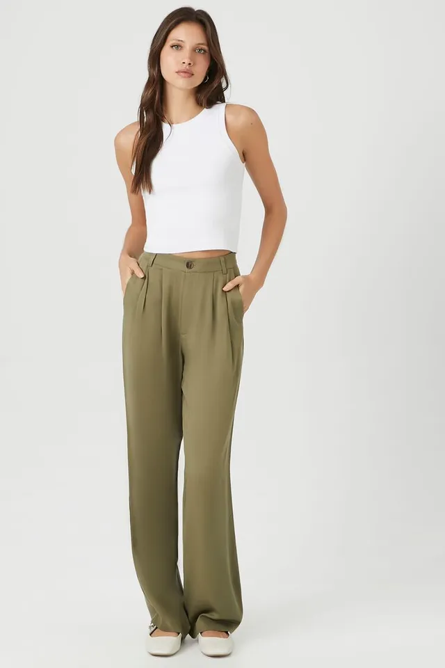 Forever 21 Women's Straight-Leg Trouser Pants Medium | Connecticut
