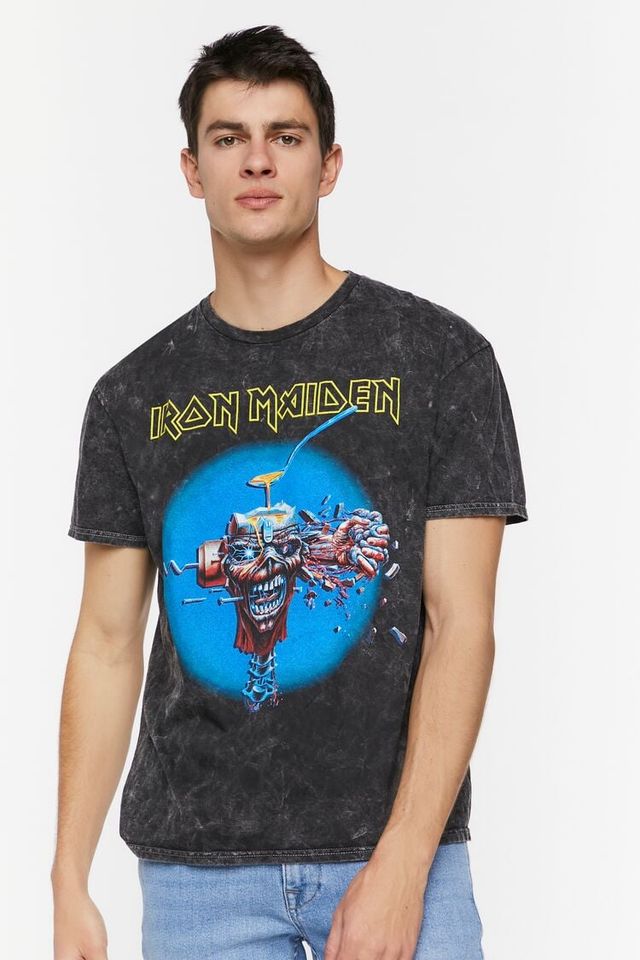 Forever 21 Men Iron Maiden Graphic Tee in Black Small | MainPlace Mall