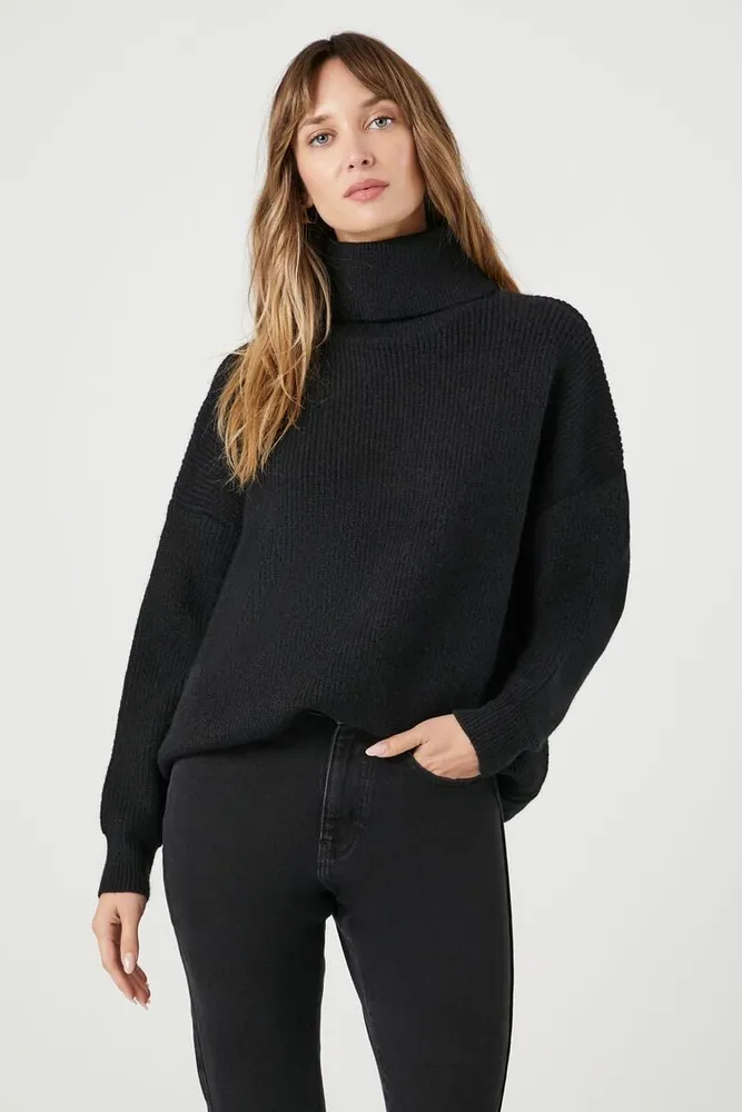 Black turtleneck new arrivals sweater forever 21